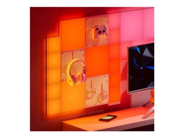 Nanoleaf Blocks Small Squares Add-On Kit (4 paneelia) | 16M+ värejä