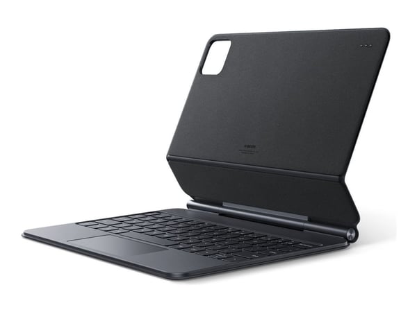 Xiaomi Focus - Tastatur og folioveske - med styreplate - bakbelysning - trådløs - QWERTY - amerikansk engelsk svart boks - for Xiaomi Pad 7, Pad 7 Pro