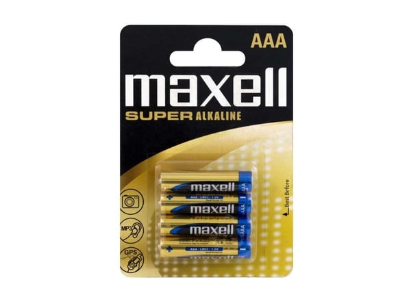 Maxell Super Alkaline XL LR03 XL - Batteri 4 x AAA - Alkaline
