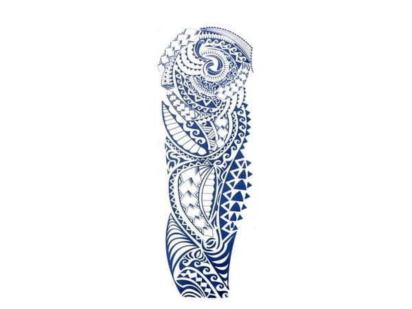 Maori arm tatovering