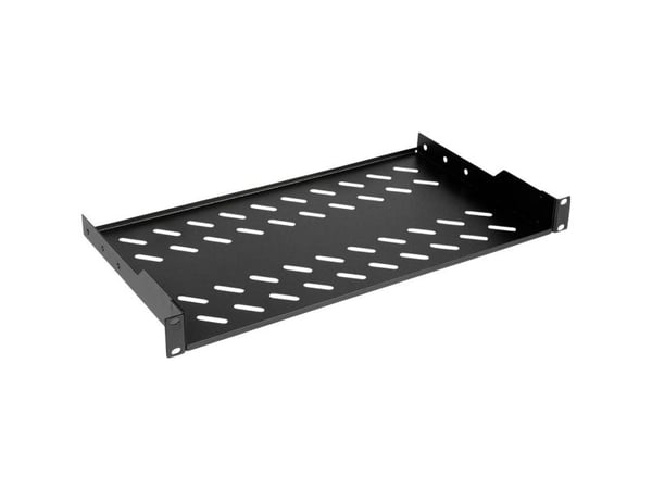 ROLINE 26.21.0121, Rackhylle, Sort, Stål, 15 kg, 1U, 485 mm
