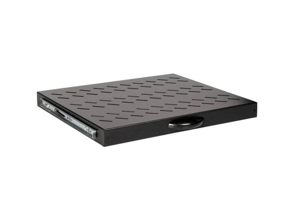 ROLINE 19 tums hyllplan 1 U utdragbart 350 T 25 kg svart (26.21.0115)