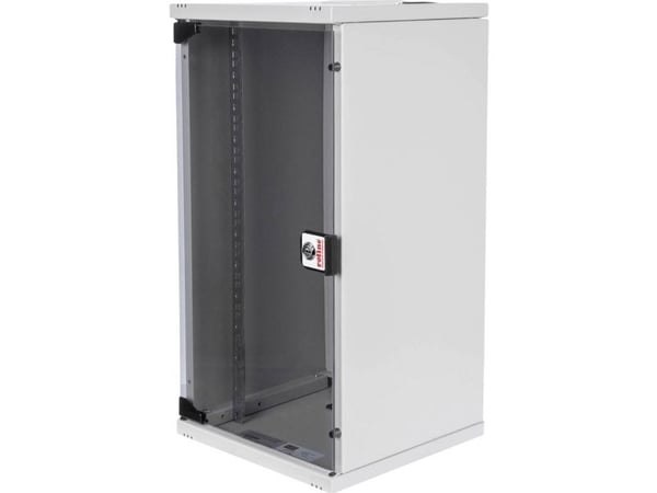 ROLINE 10 tuuman seinäkotelo 12 U 312x300 LxS harmaa - Seinäkotelo (26.21.0026)