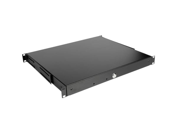 ROLINE 26.21.0268, Tastaturbrett, Sort, Stål, 1U, 485 mm, 400 mm