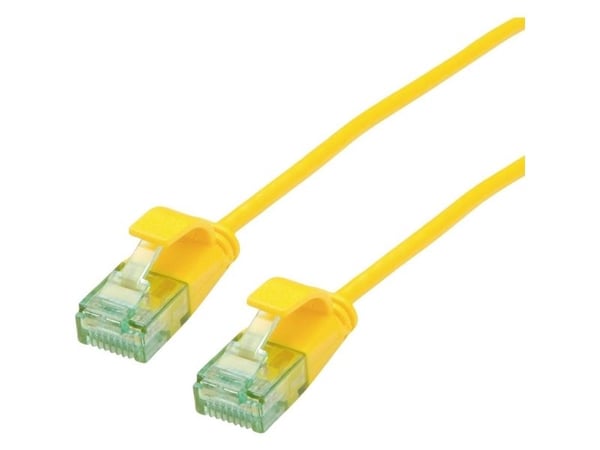 ROLINE 21.45.3420-100, 0,15 m, Cat6a, U/UTP (UTP), RJ-45, RJ-45, Gult