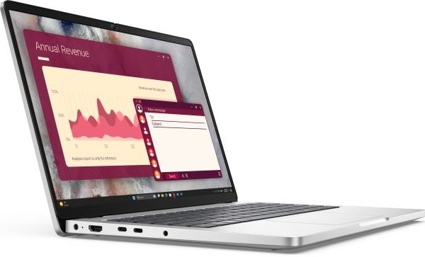 DELL Pro 14 PC14250, Intel Core 7, 35,6 cm (14"), 1920 x 1200 piksler, 16 GB, 512 GB, Windows 11 Pro