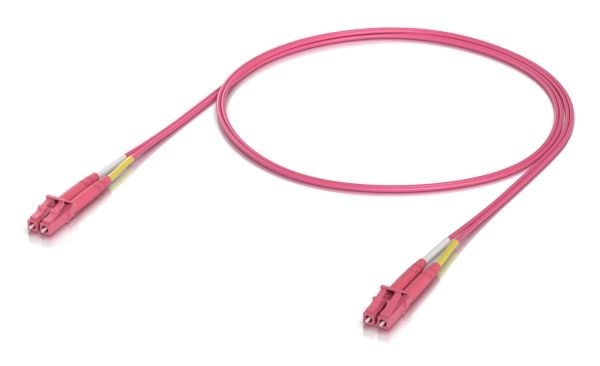 Ubiquiti UniFi - Koblingskabel - LC/UPC-multimodus (hann) til LC/UPC-multimodus (hann) - 1 m - 2 mm - fiberoptisk - dupleks - OM4 - halogenfri, inn...