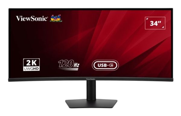 ViewSonic VA3420C-Curved Monitor - UWQHD , korkeussäätöinen näyttö