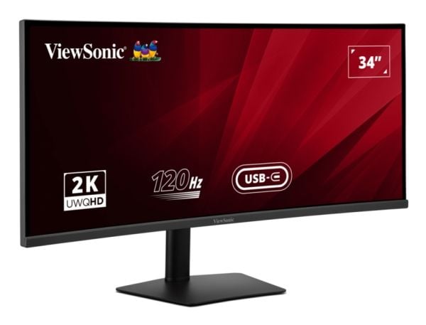 ViewSonic VA3420C-Curved Monitor - UWQHD , korkeussäätöinen näyttö