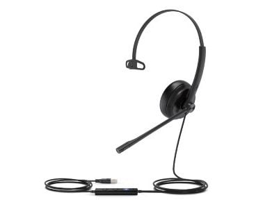 Yealink UH34 SE Mono Teams - Hodesett - on-ear - kablet - USB - svart - Certified for Microsoft Teams