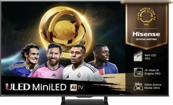 Hisense 55U7Q PRO, 139,7 cm (55"), 3840 x 2160 pixlar, ULED, Smart-TV, Wi-Fi, Svart