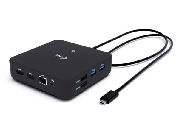 i-Tec - Dockningsstation - USB-C / USB4 / Thunderbolt 3 / Thunderbolt 4 / Thunderbolt 5 - 2 x HDMI, DP++ - 1GbE - Europa
