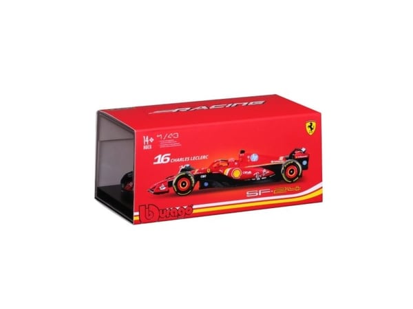 BBURAGO Ferrari SF-24, Modellsportbil, Förmonterad, 1:43, Ferrari F1 SF-24, Alla, Metall, Plast