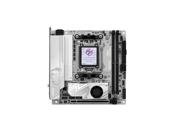MSI MPG B850I EDGE TI WIFI - Hovedkort - mini-ITX - Socket AM5 - AMD B850 Chipset - USB-C 3.2 Gen 2x2, USB-C 3.2 Gen2, USB 3.2 Gen 2, USB 3.2 Gen 1...