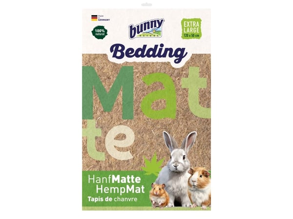 Bunny luonto vuodevaatteet matto Extra Large - Hamppu