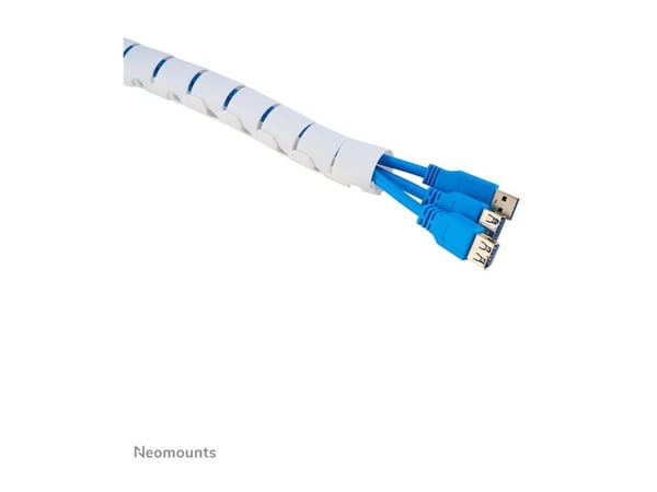 Neomounts - Kabelstyringsmuffe - for 1 - 5 kabler, universell - hvit - 2 m
