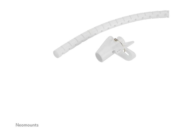 Neomounts - Kabelstyringsmuffe - for 1-3 kabler, universell - hvit - 2 m