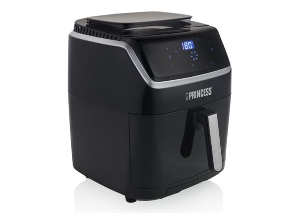 Princess 182080 - Hot air fryer/steamer - 6.5 liter - 1.7 kW - svart