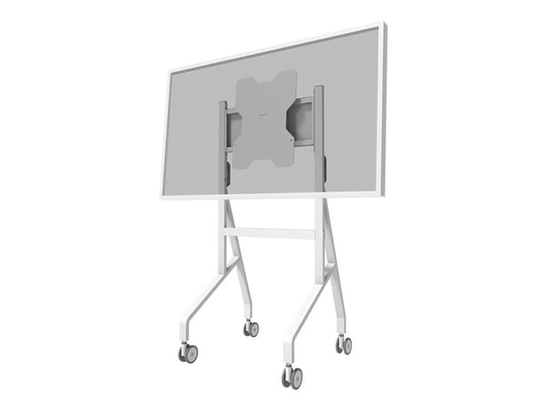 Neomounts Move Go Flip FL50-515WH1 - Vagn - för platt panel - stål - vit - skärmstorlek: 55"-65" - monteringsgränssnitt: 400 x 400 mm