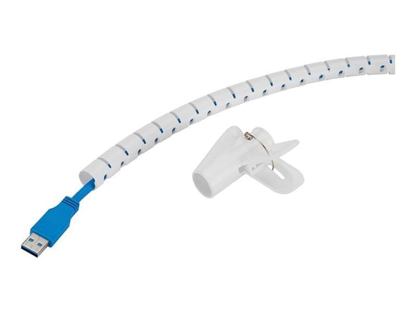 Neomounts - Kabelstyringsmuffe - for 1-3 kabler, universell - hvit - 2 m