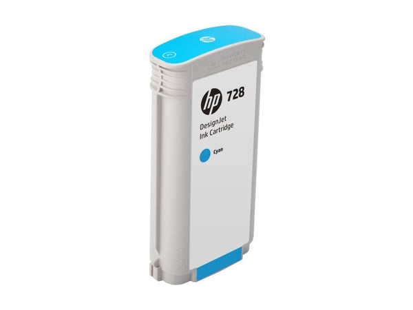 HP 728 - 130 ml - cyan - original - DesignJet - blekkpatron - for DesignJet T730, T830
