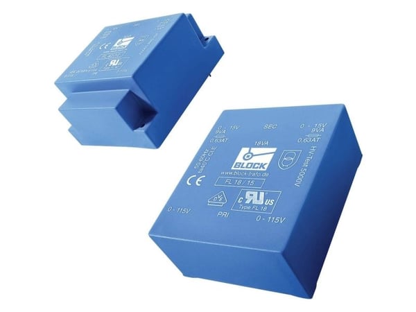 BLOCK FL 24/9 Tasomuuntaja 2 x 115 V/AC 2 x 9 V/AC 24 VA
