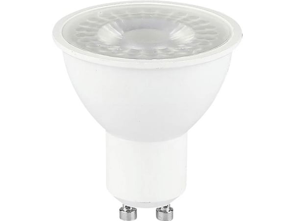 V-TAC 218721 LED (RGB)-lampe EEK F GU10 7,5 W varm hvit 50 mm x 50 mm kan ikke dimmes 1 stk