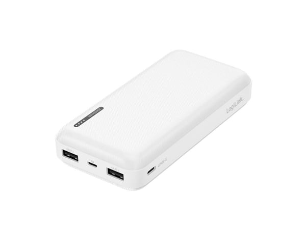 LogiLink PA0323W, 20000 mAh, 12 W, Hvit