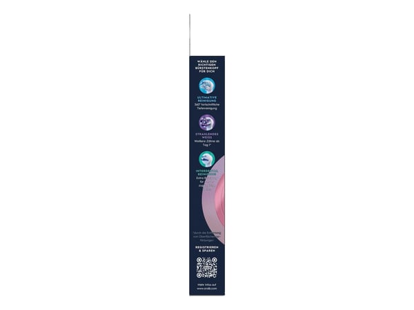 Oral-B iO Gentle Care 8700216373609, 2 stykker, Hvit, 3 måned(er), Soft (myk), Oral-B, 211 mm