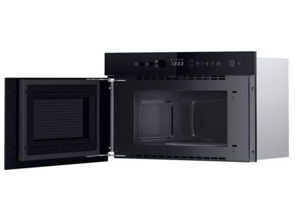 Whirlpool WMN14BB, Innebygget, Grill mikrobølge, 22 l, 750 W, Innebygd skjerm, LCD