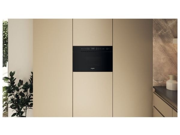 Whirlpool WMN14BB, Innebygget, Grill mikrobølge, 22 l, 750 W, Innebygd skjerm, LCD