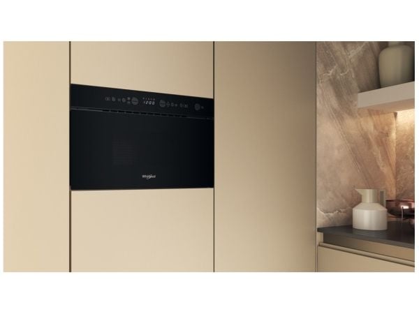 Whirlpool WMN14BB, Innebygget, Grill mikrobølge, 22 l, 750 W, Innebygd skjerm, LCD