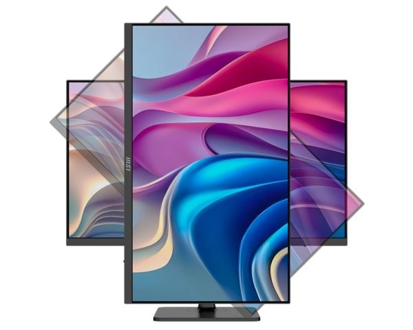 MSI Modern MD272UPHG - LED-skjerm - 27" - 3840 x 2160 UHD @ 60 Hz - IPS - 400 cd/m² - DisplayHDR 400 - 4 ms - HDMI, DisplayPort, USB-C - høyttalere
