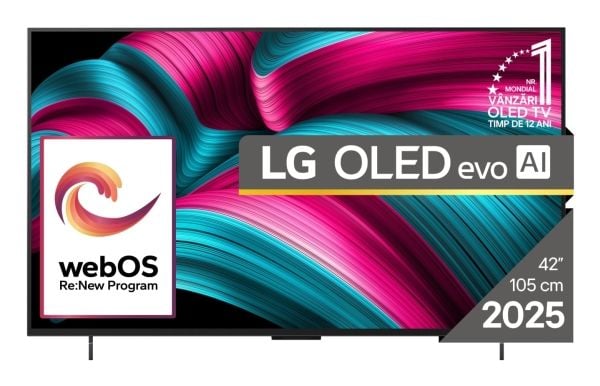 LG OLED42C51LA - 42" Diagonalklasse C5 Series OLED TV - OLED evo AI - Smart TV - webOS - 4K UHD (2160p) 3840 x 2160 - HDR