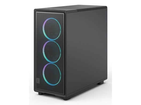 Fractal Design Epoch - Computer case - ATX - sidepanel med vindu (herdet glass) - ingen strømforsyning (ATX) - svart, RGB sort TG lys fargetone - U...