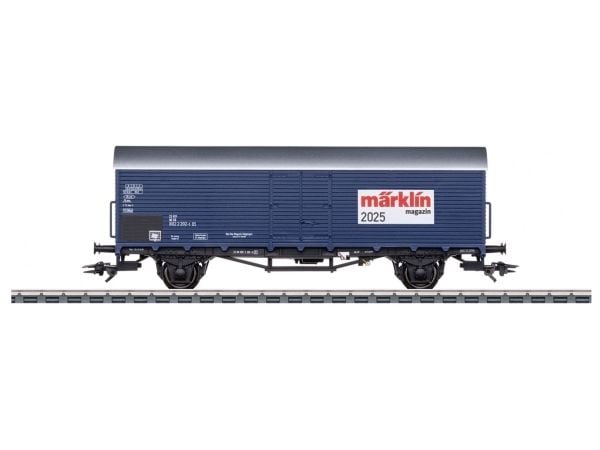 Märklin Magazin H0 Annual Car for 2025, Jernbane- og togmodell, Monteringssett, Type Ibdlps 383 (former Tnfs 38) two-axle refrigerator car, Gutt/Je...