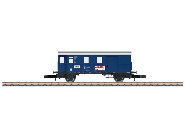 Märklin Magazin Z Gauge Annual Car for 2025, Togmodell, Monteringssett, Privately owned Pwgs 041 freight train baggage car for the Märklin Magazin,...
