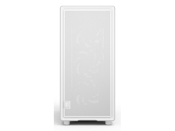 Fractal Design Epoch - Computer case - ATX - sidepanel med vindu (herdet glass) - ingen strømforsyning (ATX) - hvit, blank - USB/lyd