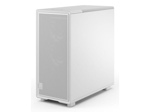 Fractal Design Epoch - Computer case - ATX - sidepanel med vindu (herdet glass) - ingen strømforsyning (ATX) - hvit, blank - USB/lyd