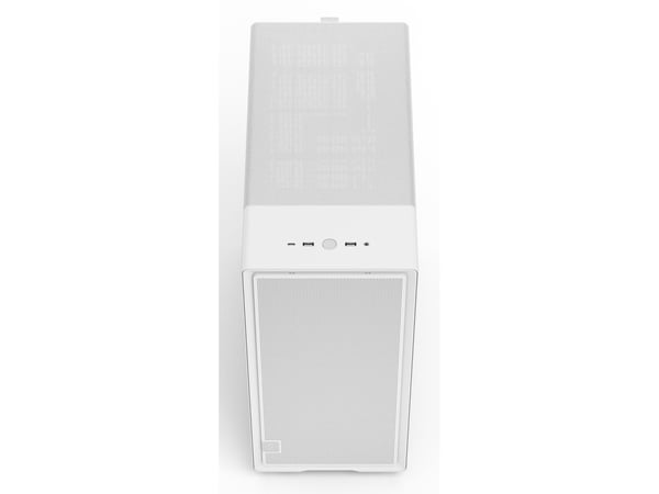Fractal Design Epoch - Computer case - ATX - sidepanel med vindu (herdet glass) - ingen strømforsyning (ATX) - hvit, blank - USB/lyd