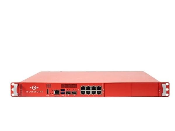 Securepoint RC350R G6, 38 Gbit/s, 2,1 Gbit/s, 4,1 Gbit/s, 250 käyttäjä (t), AES, Langallinen