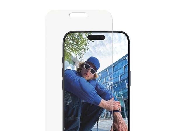 PanzerGlass - Skjermbeskyttelse for mobiltelefon - klassisk passform med EasyAligner - glass - blank - for Apple iPhone 17 Pro Max