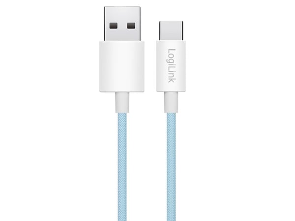 LogiLink CU0329, 0,5 m, USB A, USB C, USB 2.0, 0,48 Gbit/sek, sininen