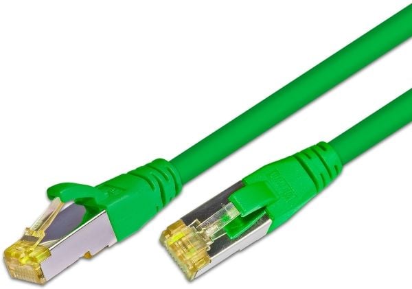 Wirewin S/FTP CAT6A 4.0m, 4 m, Cat6a, S/FTP (S-STP), RJ-45, RJ-45, Grønn