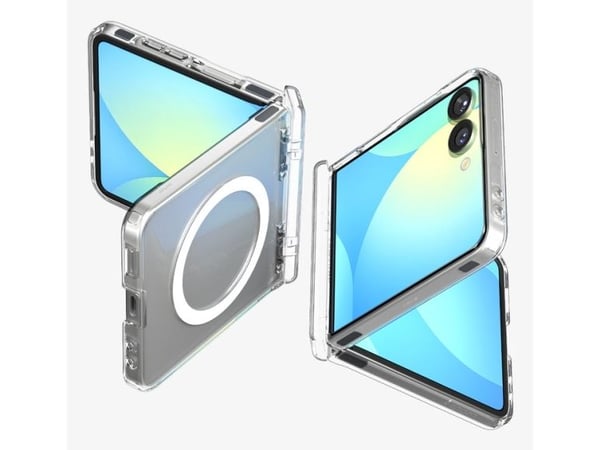 Spigen Ultra Hybrid Pro, Suojus, Samsung, Galaxy Z Flip 7, 17,3 cm (6.8"), Läpinäkyvä, Valkoinen