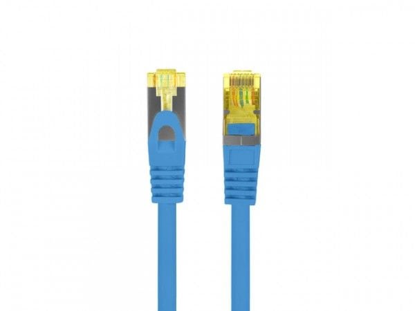 PATCHCORD CAT.6A S/FTP LSZH CU 0.25M SININEN FLUKE LÄPÄISSYT LANBERG