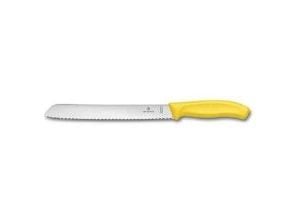 Brødkniv Classic Victorinox Fibrox klinge 21 cm Gult håndtag,10 stk/krt