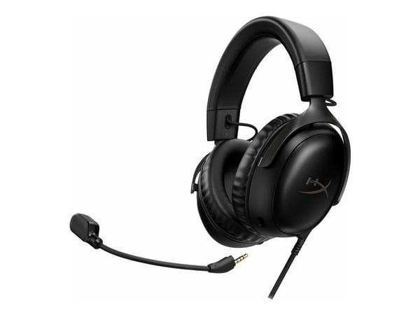 HyperX Cloud III Gaming - Hodesett - full størrelse - kablet - USB, 3,5 mm jakk - svart