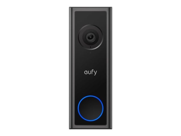Eufy Video Doorbell C30 - Älykäs ovikello - kameralla - langaton - Wi-Fi - 2.4 Ghz - musta