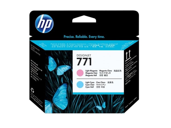 HP 771 - Lys magenta, lys cyan - skriverhode